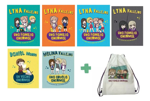 Pack Familia Anormal + Mochila Regalo - Lyna - 6 Libros