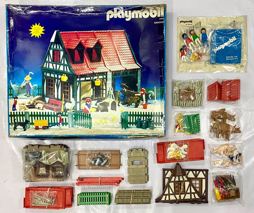 Playmobil 3556 Granja Medieval Rancho Completa 1987 Retromx (Usado)