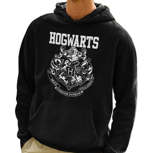 Canguro Negro Con Escudo De Hogwarts De Harry Potter