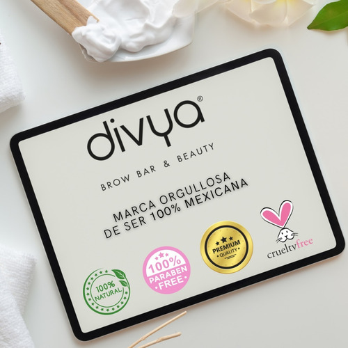 Kit Pincel 2 En 1 + Sombra En Polvo + Cera De Cejas Divya