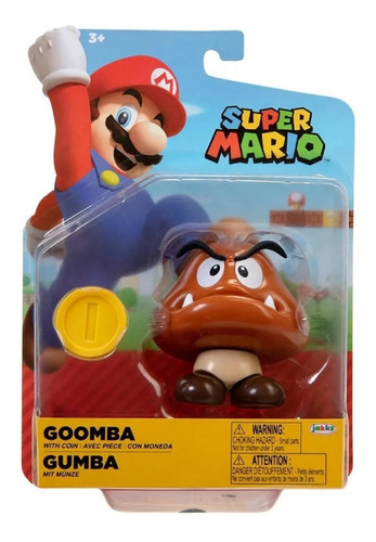 Super Mario Bros Figura Goomba Con Monedas