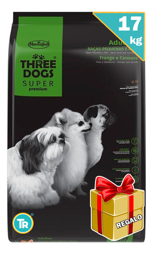 Ración Threedogs Suppremium Perro Adulto Pequeño + Obsequio