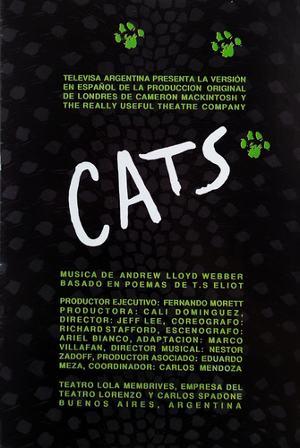 Programa Musical Cats Buenos Aires