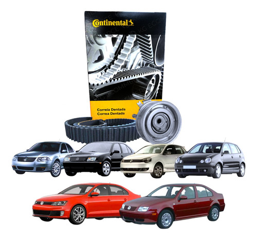 Kit Correia Dentada + Tensor Polo 2.0 8v
