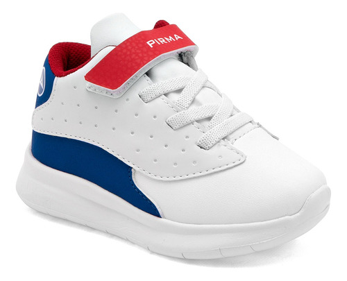 Tenis Casual Bebe Niño Pirma 2013 Blanco Rey 12-14 121424 T3