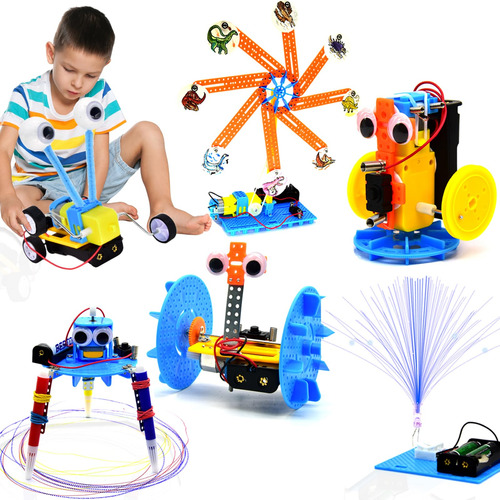 Kit De Robotica Stem - Kits Educativos De Ciencia 6 Juegos -