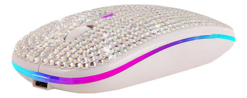 . Mouse Sem Fio Bluetooth 5.2 E 2.4g Silver Mouse