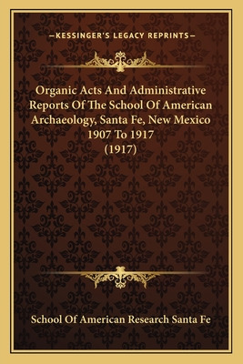 Libro Organic Acts And Administrative Reports Of The Scho...