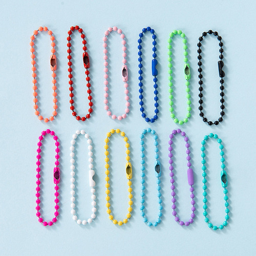 Va 100 Collares De Cadena De Bolas A Granel, Cuentasv .