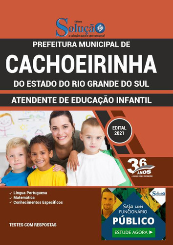 Apostila Cachoeirinha Rs - Atendente De Educação Infantil