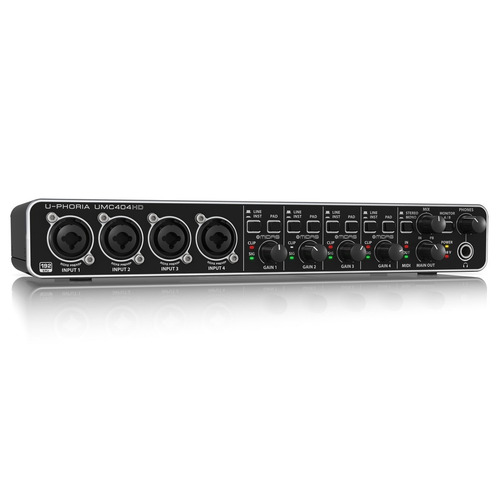 Imagen 1 de 7 de Placa De Audio Usb Behringer Umc404hd