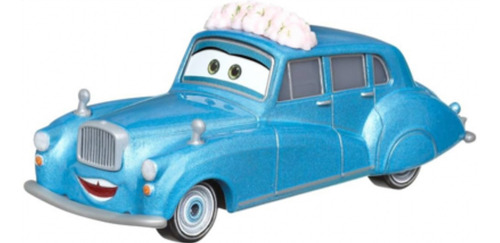 Auto De Cars Personaje Mato Hermana De Mate Disney Pixar Color Azul Acero