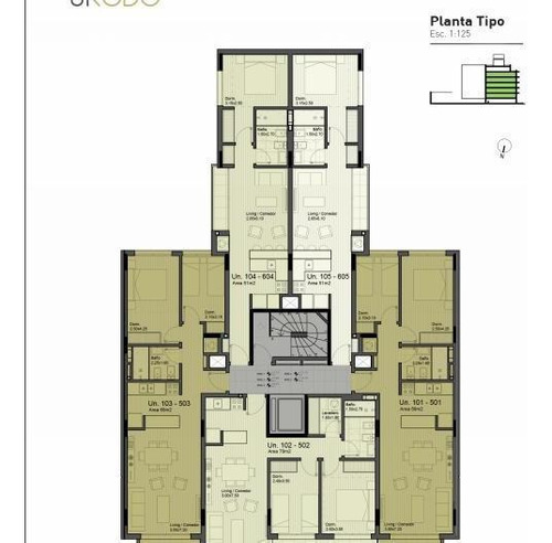 Venta De 1 Dormitorio Piso 605