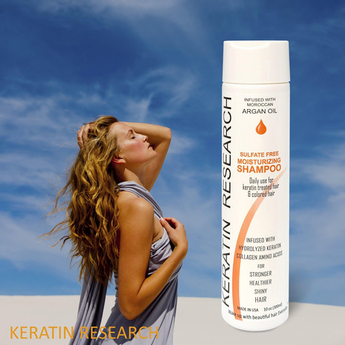 Keratin Research ChampĂș Y Acondicionador Sin Sulfato Con Ace