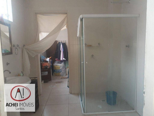 Imagem 7 de 11 de Casa Tipo Sobrado, Com 2 Dormitórios, À Venda, 130 M² Por R$ 420.000 - Vila Matias - Santos/sp - Ca2129