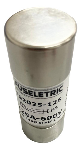 Fusível Cartucho 22x58mm Gl/gg Retardado 690v 125a