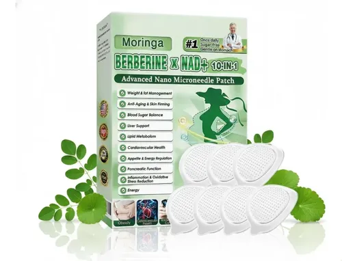 Nano Patch Moringa Berberine X Nad+ 10 Em 1 | MercadoLivre
