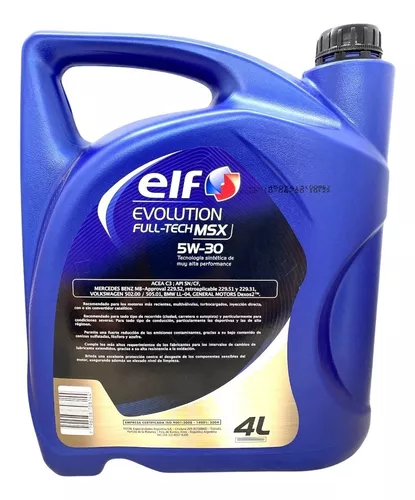 Aceite de motor Aceite de motor Elf Evolution Full-Tech C3 5W30