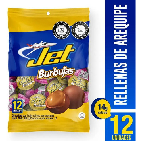 Burbujas Jet Arequipe X 12 Und - g a $66
