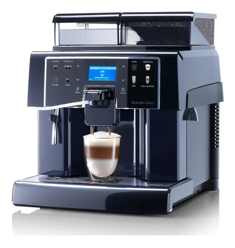 Cafetera Express Saeco Aulika Evo Focus Automática Italiana Color Azul