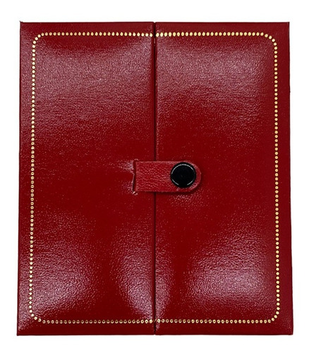 Estuche Cartier Con Botón Color Rojo