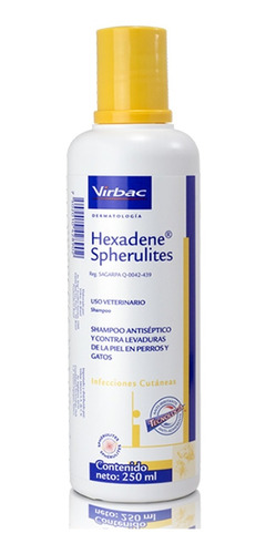 Hexadene Spherulites Virbac Shampoo Perros Y Gatos 250 Ml