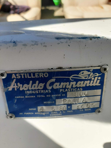 Imagen 20 de 20 de Venta Impecable Lancha Aroldo Campanili !!!!!!!