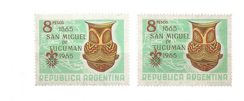 Argentina Gj 1333 Filigrana S M De Tucumán 716 Año 1965 Mint