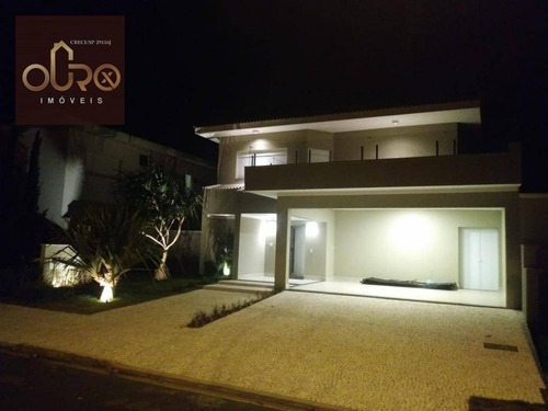 Imagem 24 de 30 de Sobrado Novo Residencial À Venda, Condomínio Villaggio Di Firenze, Franca. - So0016