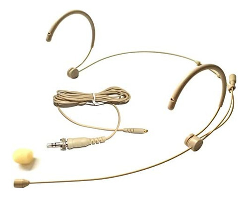 Microdot 4016 Auricular Micrófono Inalámbrico De Cabeza Para