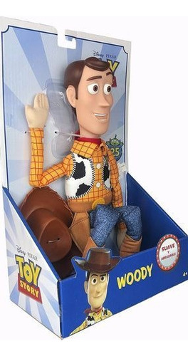 Toy Story 4 - Woody Suave Y Abrazable - Disney - 35 Cm