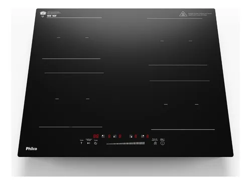 Cooktop De Indução Pctq1 Função Turbo 4 Bocas Philco