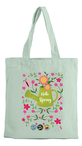 Tote Bag Hello Spring Shopping Bag Moda Circular