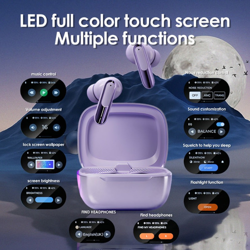 Auriculares Inalámbricos Bluetooth 5.3 V20 Auriculares Con P