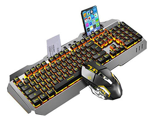 Teclado Para Juegos A Prueba De Agua Con Perilla Multimedia,