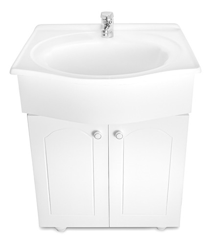 Imagen 1 de 8 de Vanitory Laqueado Clasico 60cm (mueble Solo) Envio Gratis