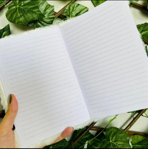 Caderno Agenda Pelúcia 80 Folhas Brochura Capa Dura Panda Panda