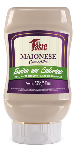 Maionese Com Alho Zero Sódio Açúcar Calorias Mrs Taste