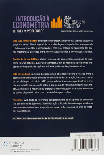 Introdução À Econometria: Uma Abordagem Moderna