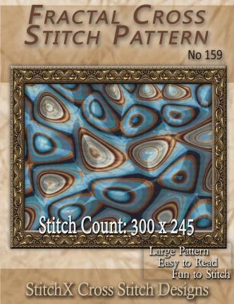 Libro Fractal Cross Stitch Pattern No. 159 - Tracy Warrin...