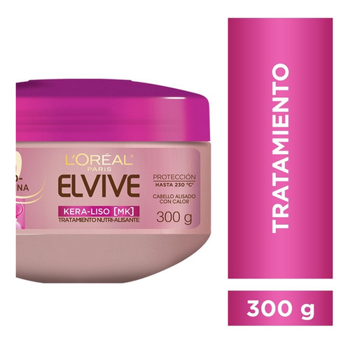 Tratamiento Keraliso Crema 230 Elvive Loreal Paris X 300 Ml