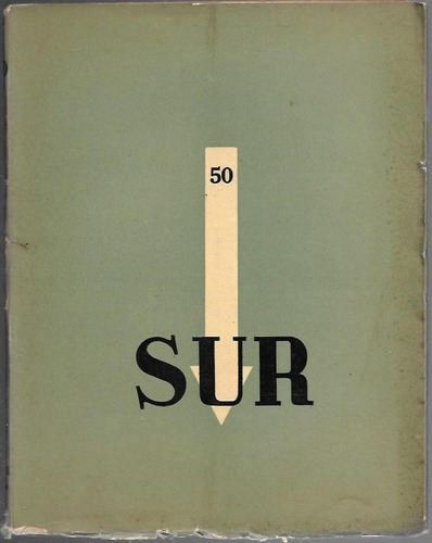 Revista Sur Nº 50 Dirección Victoria Ocampo Cont. Borges