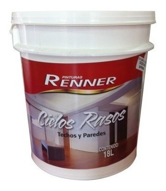 Pintura Para Cielos Rasos Renner 18lts Pintureria Trivelli