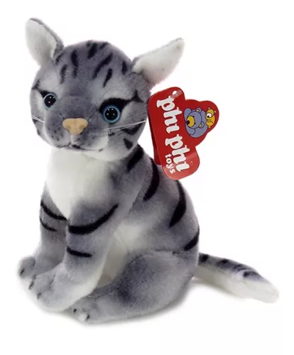 Peluche Gato Sentado Suave Phi Phi Toys Color Gato siamés