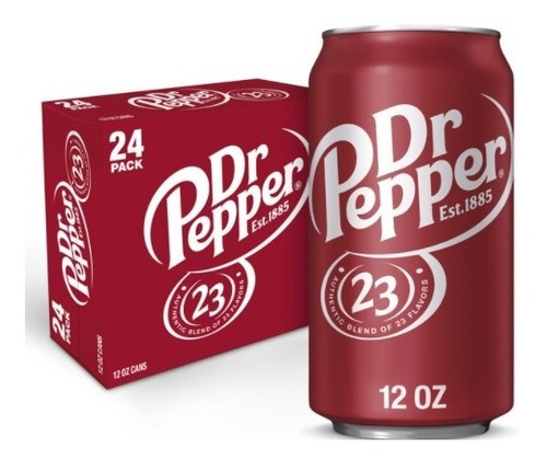 Dr Pepper Americana De Lata 24 Pack Original
