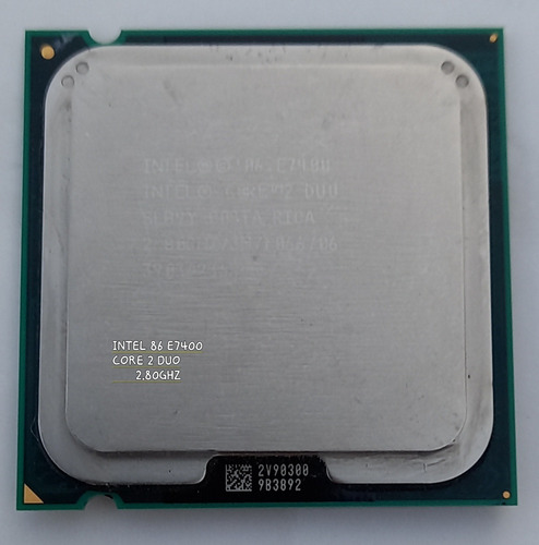 Procesador Intel 86 E7400 Core 2 Duo