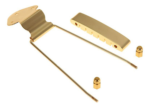 Tailpiece Bridge Archtop Ponte Ajustável De Metal Para Corda