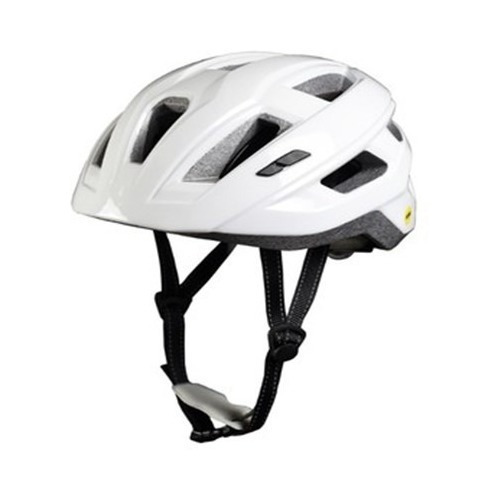 Imagen 3 de 3 de Casco Para Bicicleta Con Luz Led Y Mips Freetown Lumiere 2 Color Blanco Talla Ajustable