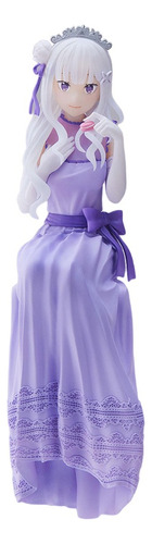 Emilia Re:zero Figura Sega Dressed-up Party Perching Ver Pm