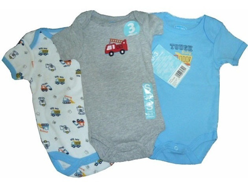 Set O Conjunto De Body 3pzas Bon Bebe 0 A 3 Meses